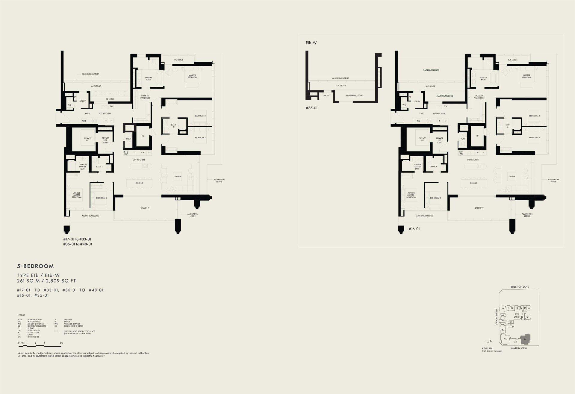 W Residences Marina View floorplan